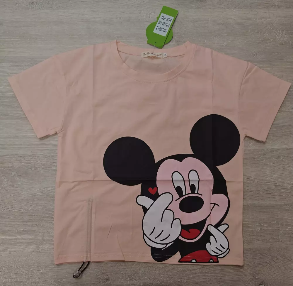 Футболка детс. Minnie mouse персикового цвета